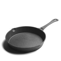 Pan cast iron uncoated non-stick pan household dumpling pot iron pan thick steak frying pan induction cooker gas