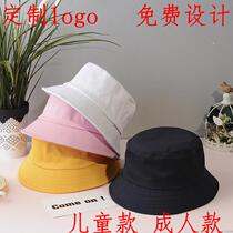 Custom fisherman's hat embroidery printing logo custom sunshade hat professional custom children double-sided basin hat for men and women