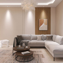 Modern light luxury wallpaper Nordic wind living room live background wall cloth 3D stereo wooden grilled wallpaper