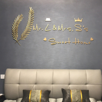 Nordic style light luxury letter wall decoration porch Wall dining room living room room TV wall background wall pendant