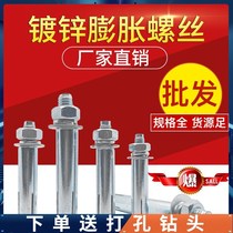 Factory direct galvanized expanded long iron expansion bolt 8mm internal expansion M6M8M10M12M14