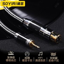 Carnons mother turns 3 5mm silver plated microphone capacitive motion coil acoustic card computer microphone audio connection