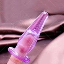 Small anal plug for men and women with anal masturbation equipment Crystal glass rod Primary vestibular anal opener sex tool