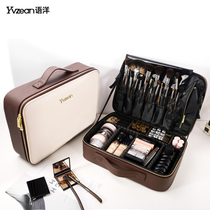 Chinese cosmetic bag female 202021 new super fire portable large capacity storage box box professional embroidery tool