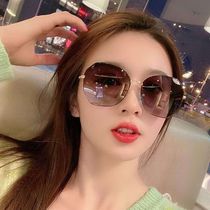 ins new Korean version of the round face polarized UV protection 2021 net red explosion sunglasses sunscreen driving special thin