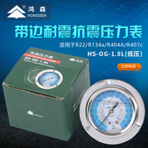 Hongsen HS-OG-1 8L 3 8H unit Oil high and low pressure oil pressure gauge axial table ye ya biao