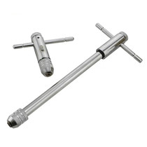 Universal adjustable ratchet tap wrench Chuck twist manual tapping frame T-type extended tapping machine tool artifact