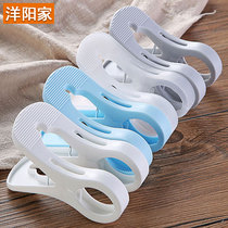 Clothes clip large quilt clip windproof clip multifunctional household fixed plastic clothespin big clip drying clip