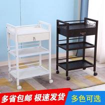 Barber shop cart ironing tool car beauty Net red high-grade three-layer hair Shelf shelf tool cabinet hair salon