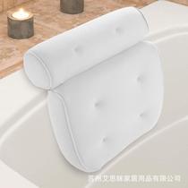 Bath pillow pillow pillow non-slip bathtub Bath Bath Bath cushion 3d suction cup outlet with massage head waterproof pad