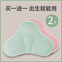 Cloud pillow newborn baby pillow sweat absorption breathable flat pillow pillow towel baby Cloud Pillow summer supplies neck protection