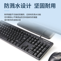 Newly rich love 100 wired keyboard mouse set computer laptop round mouth PS 2 interface keyboard mouse