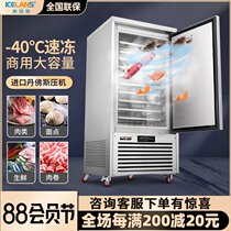 Freezer Commercial minus 40 degrees low temperature freezer Bun sea cucumber mousse large-capacity plug-in freezer