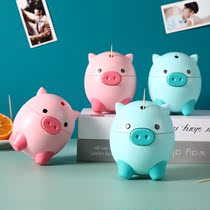 Toothpick box household high-end press-type automatic pop-up toothpick tube net red cartoon pig creative living room toothpick jar