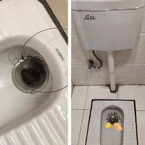 Squat toilet anti-blocking filter hair toilet squat pit mouth to prevent hair falling in the anti-rat squat urinal filter