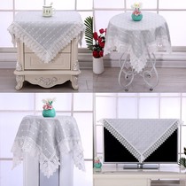 Lace Washing machine TV refrigerator Microwave oven Bedside table Universal cover towel cover Dust cover Square towel cover cloth Tablecloth