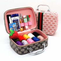 Needlework box set Household sewing needlework bag Wedding dowry hand in hand sewing dormitory multi-functional large storage box
