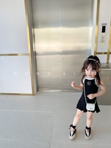  NONO KIDS Korean girls ins Small fragrance Suspender dress summer