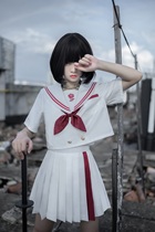 Dorothy original genuine jk sailor suit suit Japanese college style bad jk uniform grid skirt short-sleeved summer section