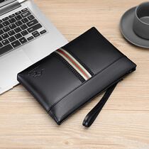 Mens hand holding bag 2021 Summer new wave Fashion light extravagant business hand clip handbag Handbag Letter Enveloping