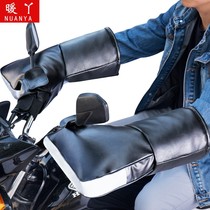 Motorcycle take cover winter electric car gloves 125 cross-riding three-wheeled thickened carers warm wind and waterproof male and female