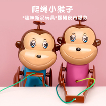  Shaking sound the same rope climbing little monkey creative fun can climb the rope baby monkey childrens toy puzzle gift male