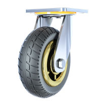 Universal wheel 3 inch 6 inch 8 inch wheel with brake Silent heavy industrial trolley trailer wheel caster wheel