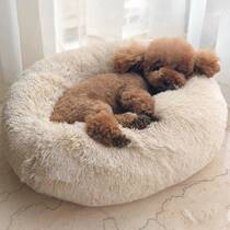 Pet kennel Teddy Corky winter warm removable small large dog high cat den dog bed four seasons Universal