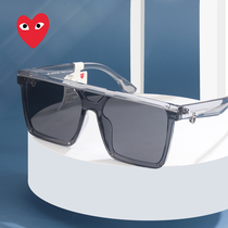 Sichuan Jiu Pauling Oversize Ink Mirror Mens Big Frames Sun Glasses Female Trend Avant-garde Fashion Square 3951