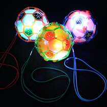 Electric luminous dancing with rope football stalls night market toys childrens music Toys jumping ball