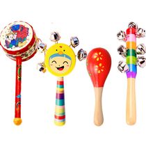 Baby hand rattle toy rattle puzzle early education 3-6-12 baby 0 1 year old baby newborn boy girl