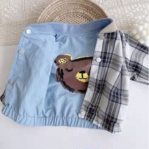Boy Two sides to wear jacket 2022 Spring loaded baby Long sleeves blouses The children Han version jacket Yangqi Childrens clothes Teochew
