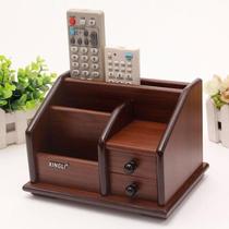 Remote control storage box Net red desktop remote control storage box Living room coffee table Creative home office student wood