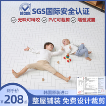 South Korea imported pvc climbing mat can be cut for Children Baby Baby climbing mat XPE splicing children floor mat customization
