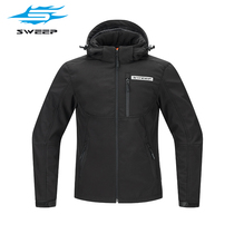 New SWEEP imported fashion men and women commuter locomotive motorcycle windproof cold warm soft shell fashion coat