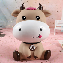 The Year of the Ox can only enter the piggy bank childrens girls and boys piggy bank 2021 new unique creative piggy bank