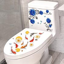 Toilet Sticker toilet TOILET LID STICKER DECORATIONS CREATIVE PERSONALITY BATHROOM TOILET WATERPROOF TOILET SELF-ADHESIVE