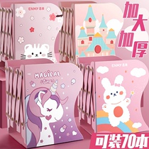 Retractable book stand creative students use bookshelf book folder simple fixed table book folding storage shelf book support
