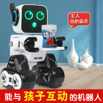Childrens robot toy intelligent dialogue remote control programming 3 boys 2 Early education puzzle multifunctional girl 5 years old 6