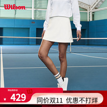 Wilson Wilson womens official summer new moisture-absorbing quick-drying tennis skirt Play on knitted skirt