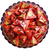 Wedding new triangle bag fruit flavored fudge Wedding candy bulk candy five catties wedding ceremony engagement sugar