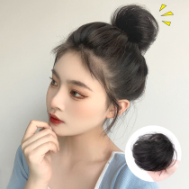 True hair ball head wig female summer flower bud Hairband fluffy natural ancient style hair artifact wig bag headdress