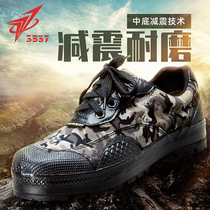  3537 Liberation shoes mens training shoes site wear-resistant canvas training rubber shoes summer deodorant labor insurance military training shoes