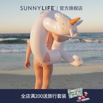 Sunnylife baby baby swimming ring Childrens armpit circle anti-rollover 3-6 years old men and women Baby children ins