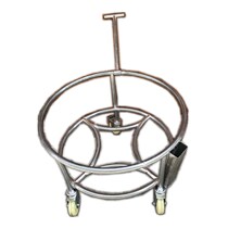 Iron water pipe for lion dancing stainless steel round square drum drum gong drum car three wheels four wheels thickened