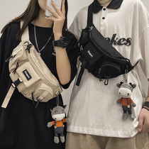 Day series ins Chains Chest Bag Men Casual 100 Hitch Purse Girl Han Version 2021 New Tooling Single Shoulder Diagonal Satchel Bag