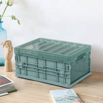 Crate Collapsible Plastic Folding Storage Box Basket Home St