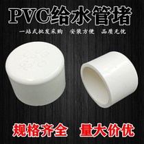 PVC pipe cap plug cap cap adhesive plastic water supply pipe fittings 20 25 32 40 50 63 75