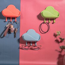 Cloud soap box wall-mounted drain non-perforated toilet soap box rack Home student dormitory soap box