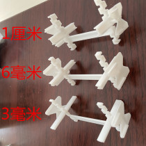 Hollow glass brick partition wall bathroom square crystal brick large screen porch background wall locator bracket